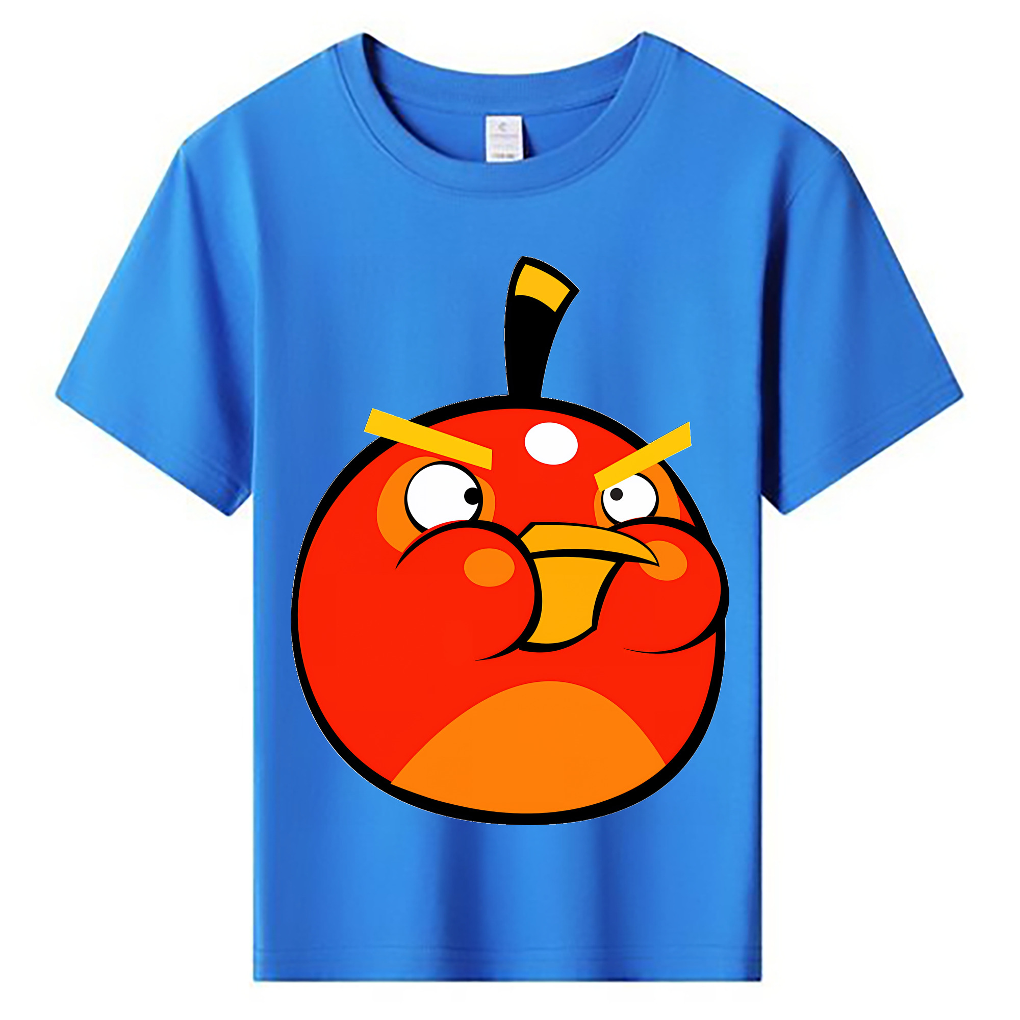 （画像用） Angry Birds アングリーバード 綿100％キッズTシャツ（フロントプリント）